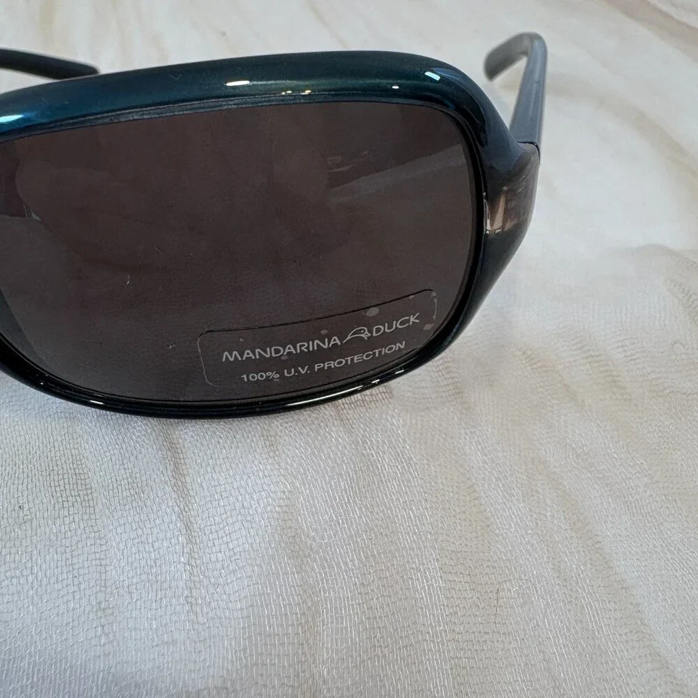Mandarina Duck Teal‎ Swirl Tinted UV Sunglasses MD 45311 C45